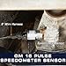 GlowShift 16 Pulse Speedometer Sensor Adapter Compatible with GM & Mopar Transmissions - Converts Transmission Mechanical Signal to Electronic for Aftermarket Speedometer Gauge