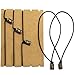Passport Traveler's Notebook Elastic Bands - Leather Journal Refill Connection Band Straps Replacements (5.4" x 4.3") - Pack of 4 Bands with Toggles for Pocket Travellers Leather Notebooks