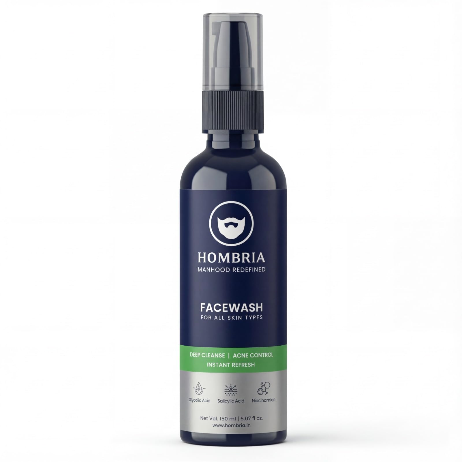 Face Wash for Men | Fight Acne & Pimples, Brighten Skin, Deep Pore Cleansing, Oil Control, Instant Cooling Refreshing Feel - Multi-Action Formula ; All Type Skin ; 150 ml ; Pack of 1-picture-56
