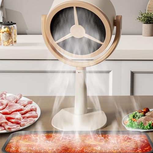 Portable Range Hood, Desktop Range Hoods with 2 Speeds for Kitchen, Low Noise, Adjustable Angle Exhaust Fan with Detachable Filter Cotton for RVs, Indoor BBQ, Hot Pot, Grill
