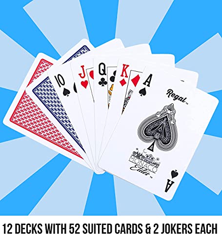 Set de 12 Barajas Premium de Poker Monaco Elite miniatura 4