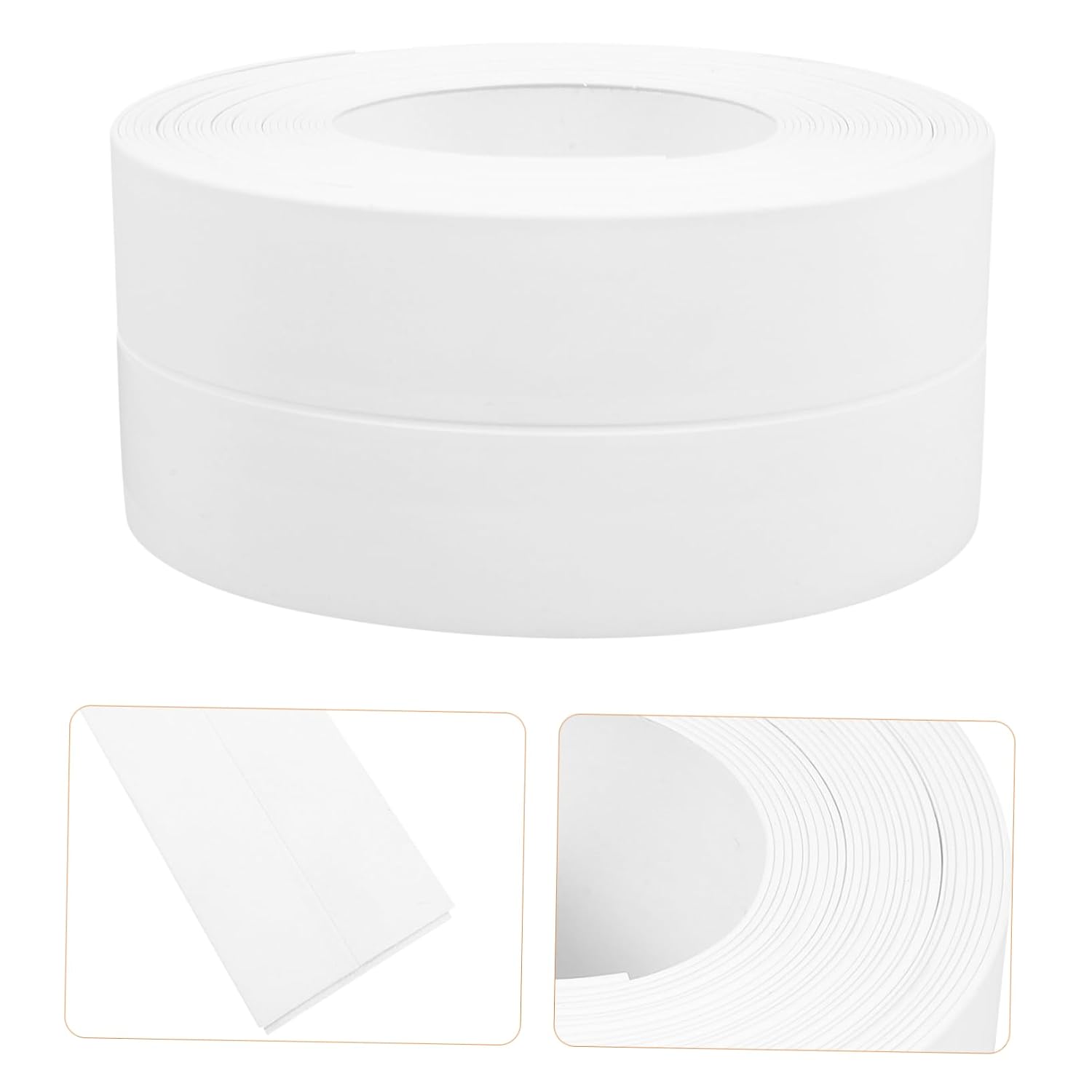 PRETYZOOM 1roll Self-Adhesive Caulk Sealant Tape Decorative Caulk Strip for Kitchen Bathroom and Sink Sealing Easy to Install