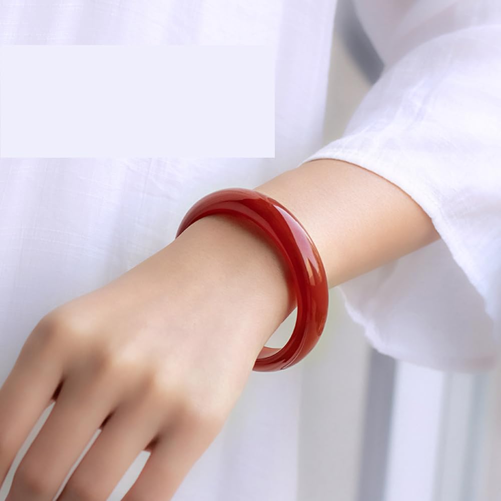 Bracciale in agata rossa brasiliana naturale. Autentica versione ampliata in agata per le madri. Bracciale da donna. Bracciali per ragazze. Buona fortuna finanziaria.