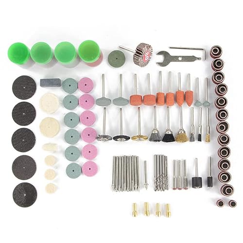 Kit d'accessoires pour outils rotatifs universels multifonctions pour couper, sculpter et polir, lot de 161