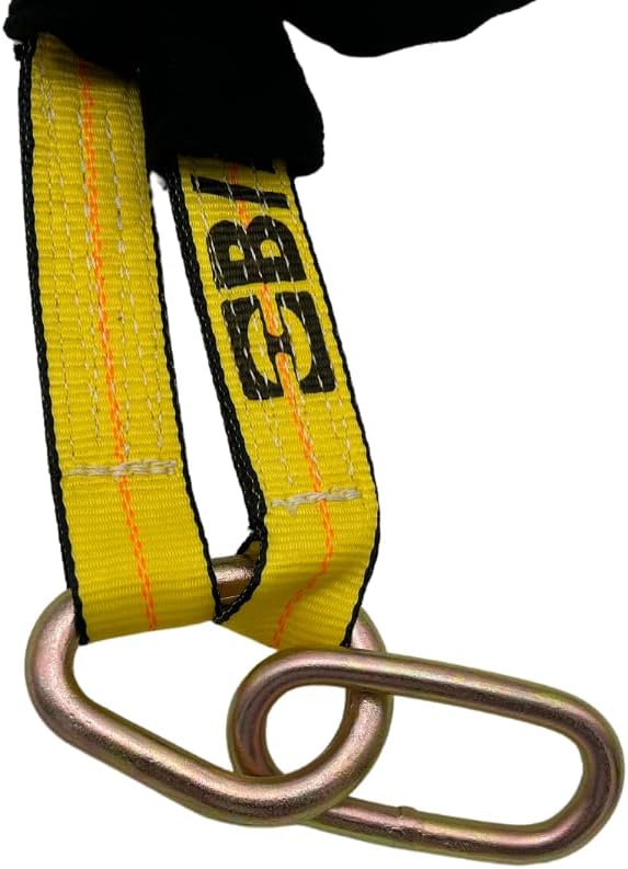 LP11-EC44-x1f Low Profile, Damage Free, Soft V Strap / Bridle for Exotic Vehicles, Rollback, Car Hauler, Century, JerrDan & Others
