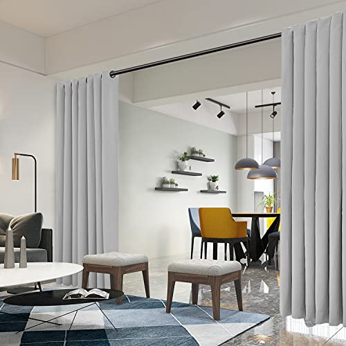 Rose Home Fashion Rhf Privacy Room Divider Curtain 10Ft Wide X 8Ft Tall: No One Can See Through, Total Privacy(10'X8' Grey) (Comin18Ju048998) #TOP6