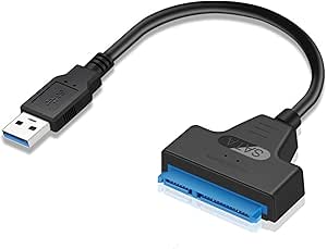 EasyULT USB 3.0 to SATA III Hard Drive Adapter Cable for 2.5" SSD/HDD Hard Disks, SATA to USB 3.0 External Converter and Cable, for 2.5" SSD/HDD Drive