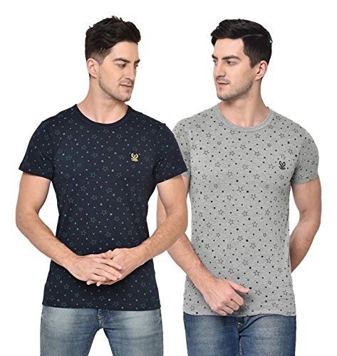 Image of Mack Jonney Regular Fit Mens Tshirts(Pack of 2-MACK631961)