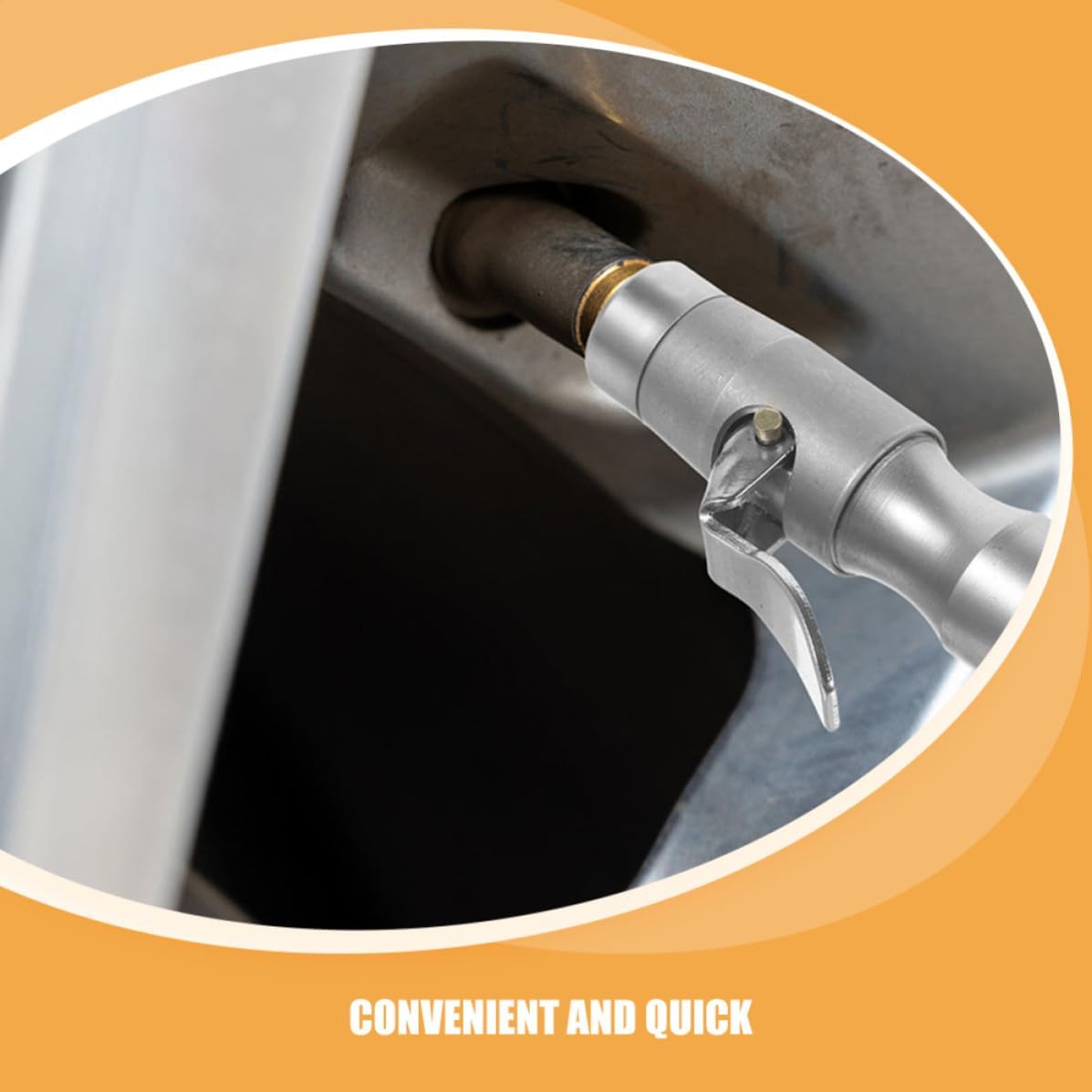 ARTIBETTER 2pcs Copper Locking Tire Air Chuck for Efficient Tire Inflation Compact and Portable for Vehicle Compressor