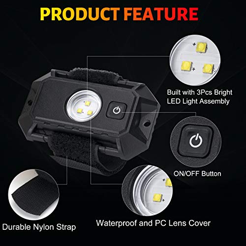 YCHOW-TECH UTV Interior Light, Universal Interior Dome Light Roll Bar Mount LED Lights Utility Roll Cage Lights for UTV Polaris RZR ATV Can-Am Kawasaki Truck Car Off Road Cab - White - Thumbnail 2