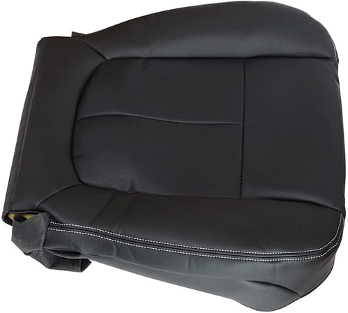 Miniatura 6 de GXARTS Funda de repuesto perforada para asiento del lado del conductor, color negro, compatible con Ford F150 Lariat 2009 2010 2011 2012 2013 2014