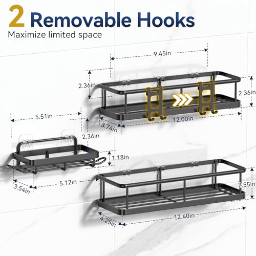 Image of YASONIC ๐ ๐๐๐๐ Foldable Plastic Rack for Storage /Kitchen Cupboard /Versatile and Sturdy Wardrobe for Clothes /Multipurpose Storage Organizer /Closet Rectangular Shower Caddies