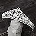 SWEETV Anastasia Tiaras and Crowns for Women, Wedding Tiara for Bride, Rhinestone Queen Crown, Silver Crystal Princess Headpieces for Prom Costume Party