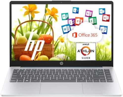 HP Pavilion Laptop 2026, Office 365+Copilot AI, 128GB SSD, AMD Pr...