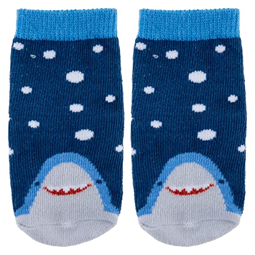 Stephen Joseph Baby Socks, Pack of 3, Shark2