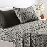 Lux Decor Collection Bed Sheets - 4 Pc Twin Sheets Set - 1800 Thread Count Brushed Microfiber Sheets