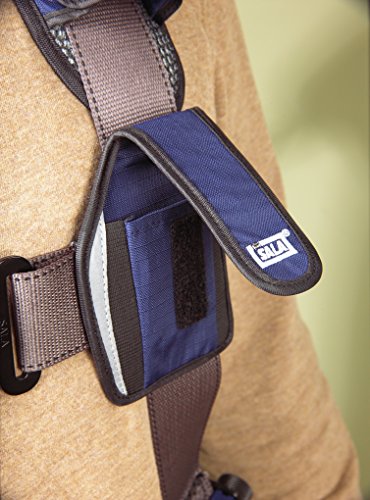 3M DBI-SALA Medium ExoFit NEX ConstructionFull Body Style Harness With Tech-Lite Aluminum Back D-Ring,1113124,Blue/Gray