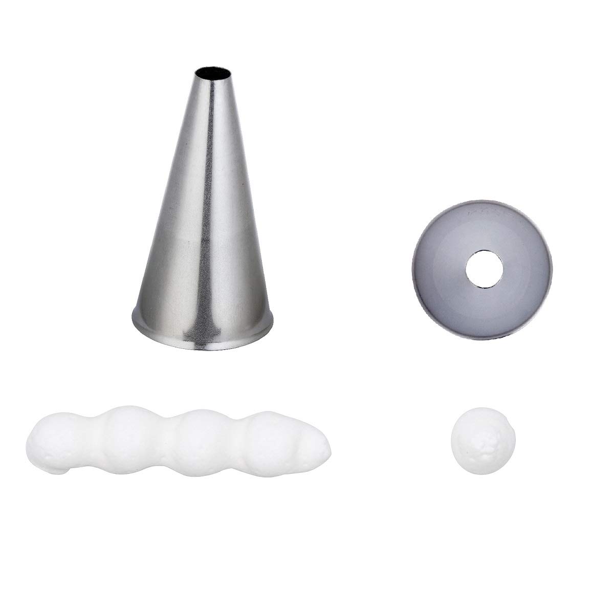 Stainless Steel Cake Decorating Star Pastry Tube