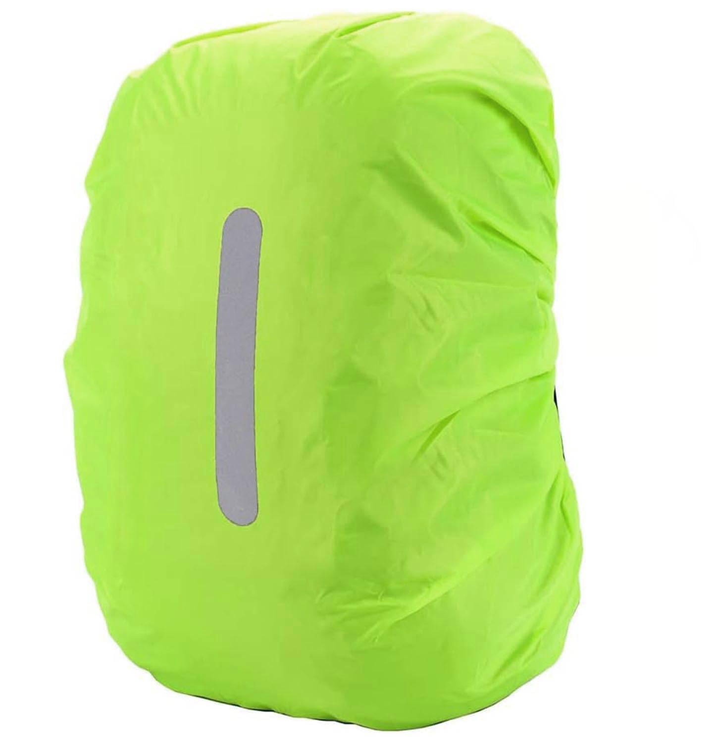 PINEPAN Regenschutz für Rucksäcke mit reflektierenden Streifen, 15L-100L, wasserdichter Rucksack-Regenschutz, Schultasche für Wandern, Camping, Reisen, Radfahren