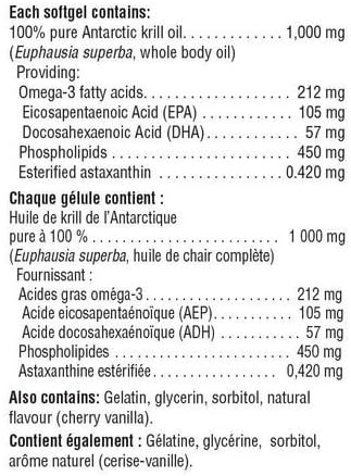 Miniatura 2 de Jamieson Omega Complete™ Pure Krill 1,000 mg, 30 cápsulas blandas