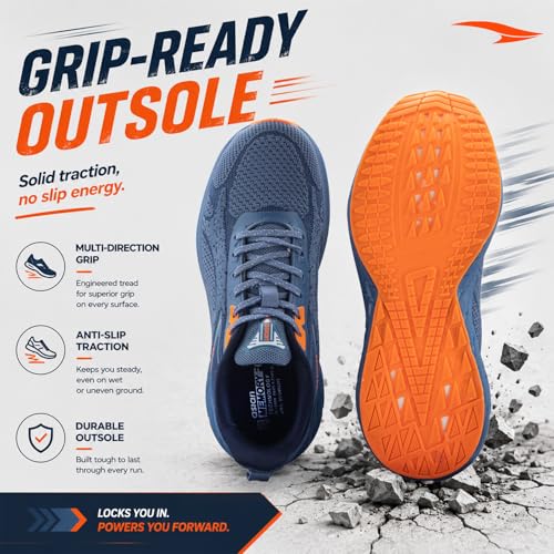Image of ASIAN Powerplay-35 Men's Running & Training Shoes | Gym Sneaker with Cushioned Sole, Breathable Mesh & Grippy Outsole, Ideal for Travel