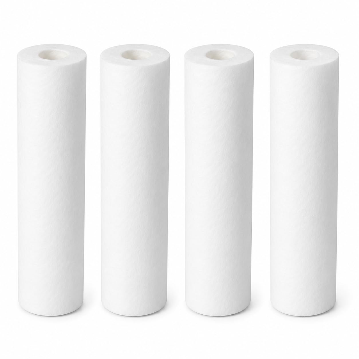 Sunka 10 Inch PP Spun Filter Cartridge for RO Water Purifier | 5 Micron Sediment Filter | High Density Polypropylene | Removes Dirt, Sand, Rust & Sediments | Universal RO Compatible (Pack of 4)-image-20