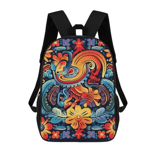 Mexican Bookbag - Ultra Lightweight Portable Backpack Work Travel Backpack for Men Women Fits 16 Inch Notebook