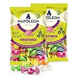 Napoleon Candy Assorted Fruit Mix Sours - (2-Pack) - Dutch Holland Imported Candies, 5.2 oz Per Bag
