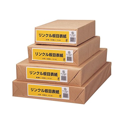 �i�܂Ƃ߁j �����N�� �ڕ\�� B5�� �Ɩ��p�p�b�N FO-04 1�p�b�N�i100���j �k×4�Z�b�g�l