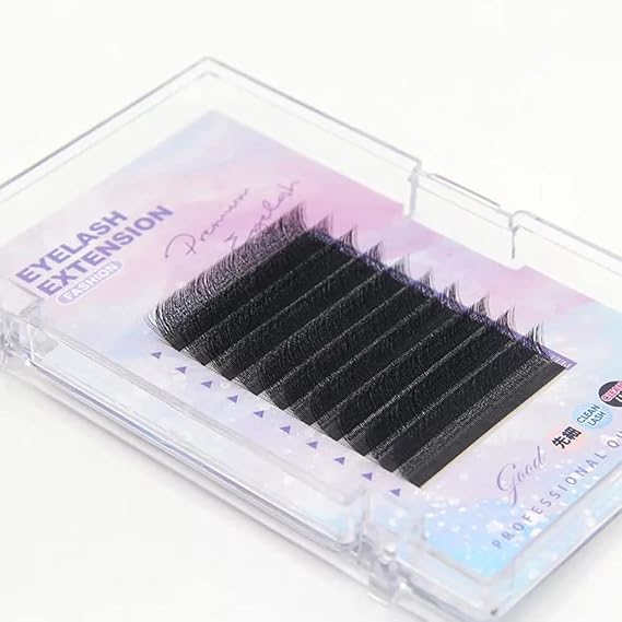YY/W Eyelash Extensions False Eyelashes Black Soft Individual Eyelashes 3D W Shape Double Tip Premade Volume Fan Hand Braided 8-12mm Length Sandwich Eyelashes (MIX Length, 3D Fairy-0.05-C)