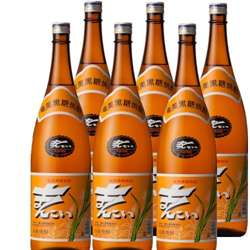 Amazon.co.jp: 黒糖焼酎 まんこい 30度1800ml瓶 1ケース（6本） : 食品