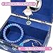Jewelkeeper Girl's Musical Jewelry Storage Box with Spinning Ballerina, Glitter Design, Swan Lake Tune