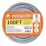 Energeaster 10/2 UF-B 100FT Solid Underground Feeder Direct Burial Cable