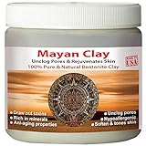 Mayan Pure Indian Healing Clay Powder, Deep Pore Skin Cleansing, Body and Hair Mask, Natural Calcium...