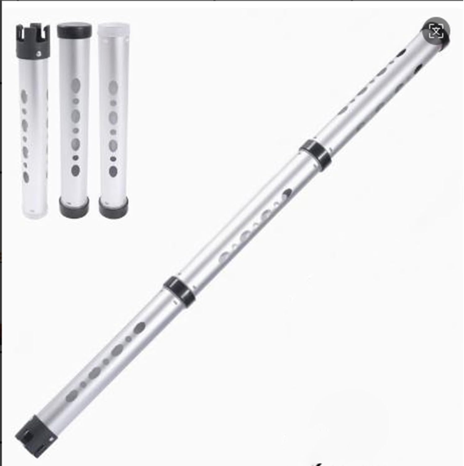 Golf Ball Retriever with Storage Bag, Removable, Durable Aluminum Alloy