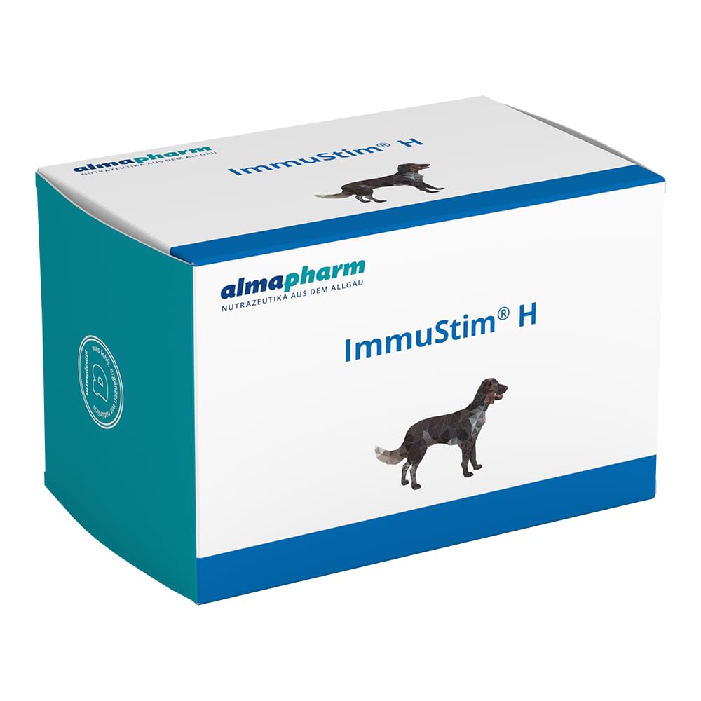 almapharm ImmuStim H | 120 Tabletten | Ergänzungsfuttermittel für Hunde | Unterstützende Vitalstoffe für das Immunsystem
