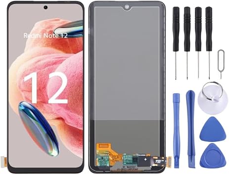 Mobile Phone LCD Touch Screen for Xiaomi for Redmi Note 12 4G TFT LCD Full Fingerprint Identification Spare Parts