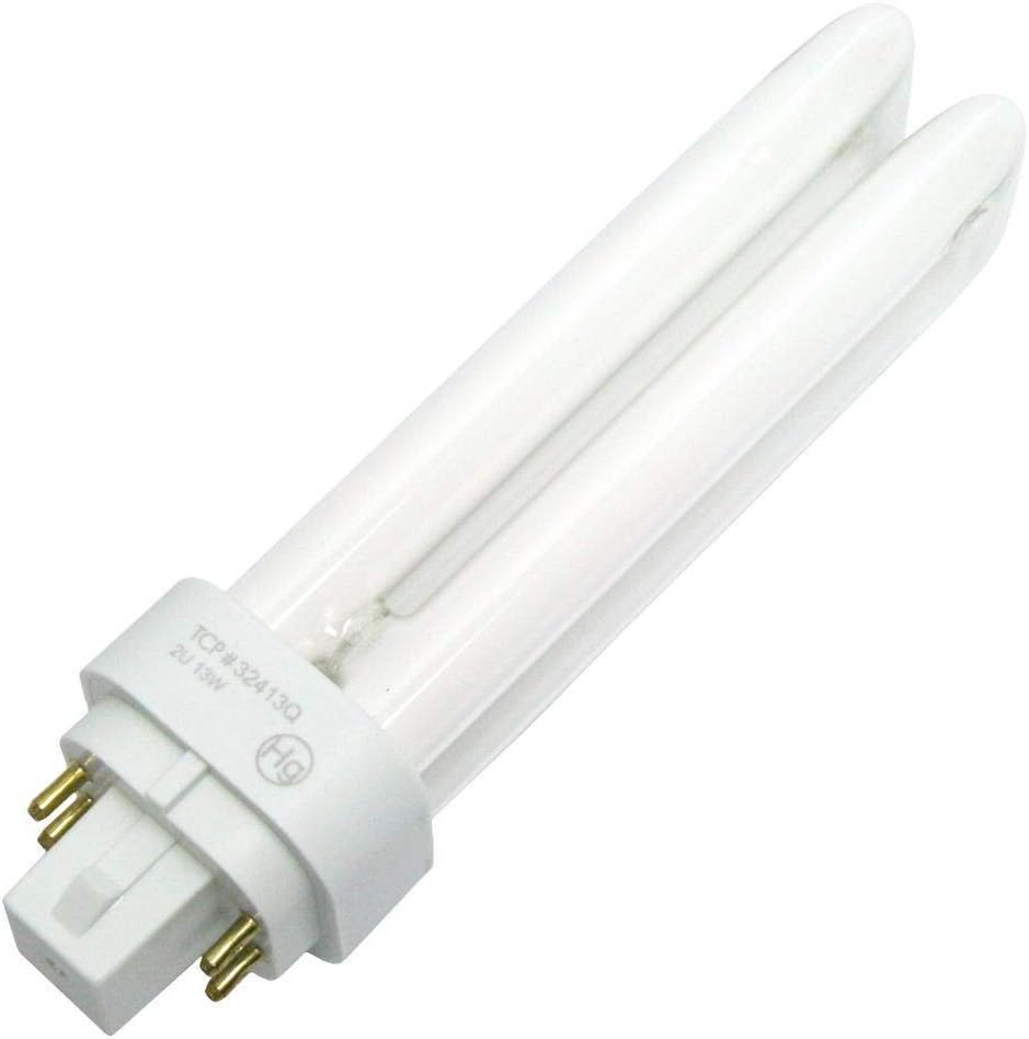 TCP 32413Q30K 13watt Quad Lamp, PL 4Pin, 3000Kelvin Indoor