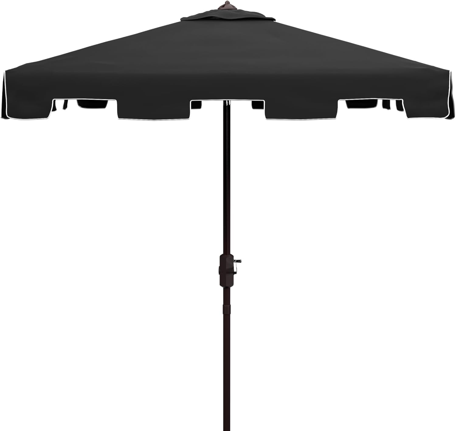 Safavieh Outdoor Zimmerman White 7'6" Square Market UV Protected Umbrella