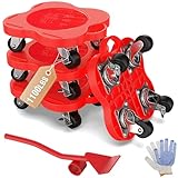 Furniture Dolly,Furniture Mover Sliders with Brake Wheels 360° Rotation,Anti-Slip Furniture Lift Mover Tool Set for Moving Refrigerator, Sofa, Cabinet,Heavy Objects Up to 1100lb