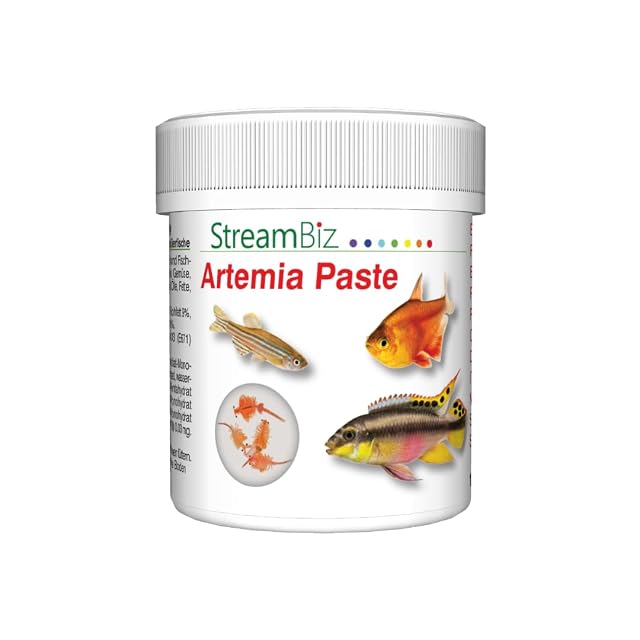 Artemia Paste - Alimento completo para peces tropicales ornamentales 120 g