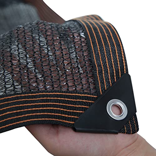 SANJIAOJIA Filet D'ombrage Extérieur,Auvent,Toile Ombrage HDPE Respirant Protection Rayons UV 50% à 60%,Voiles D'ombrage,Filet Protection Solaire pour Serre Grange ou Chenil Toit Couvre (4x4m) Cover
