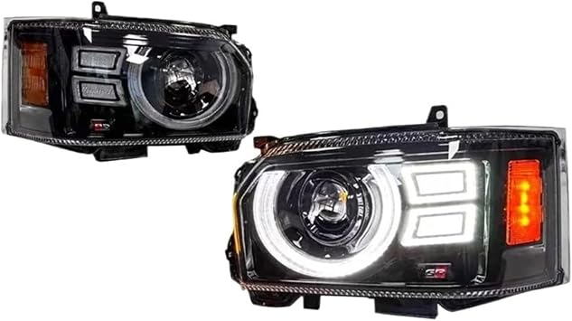 Head Lamp Compatible With Toyota Hiace LED Headlight 2005-2018 Headlights Hiace DRL Turn Signal High Beam Angel Eye Projector Lens
