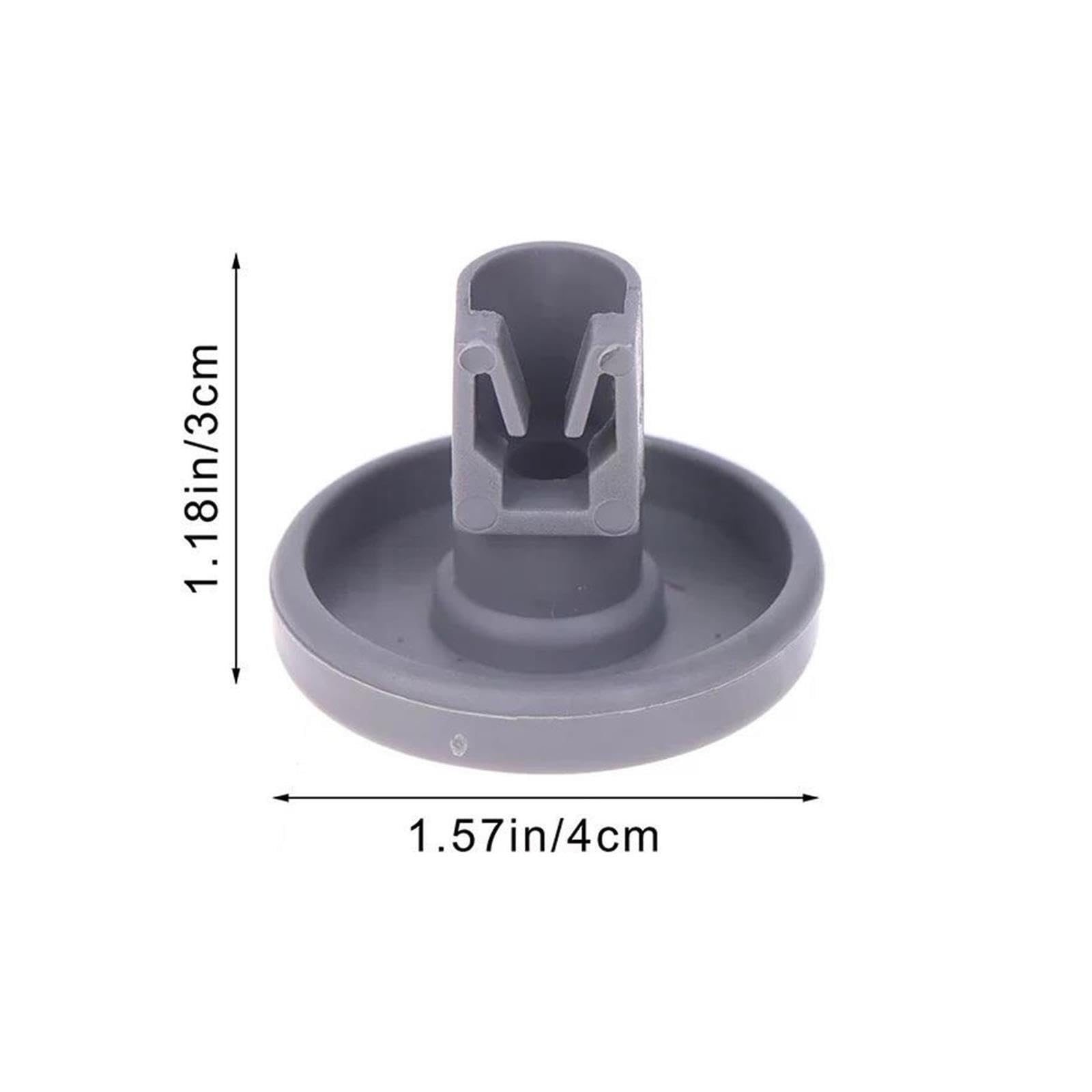 4 unids/set rueda de cesta inferior, Compatible con AEG, lavavajillas