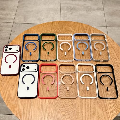 Coque iPhone 17 Pro Max transparente rigide premium et étui magnétique fin