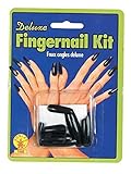 Rubie's Costume Co Dlx Fingernail Kit-Blk Costume