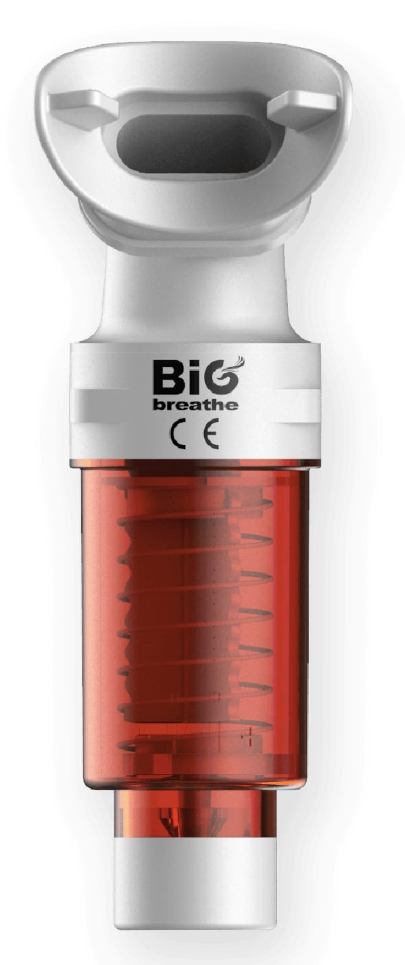 IMT Exerciseur pulmonaire à résistance élevée (Rouge) Big Breathe, améliore votre capacité pulmonaire, idéal pour les sportifs et les personnes souffrant de problèmes respiratoires, facile à utiliser,