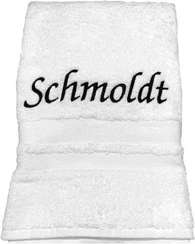 Miniatura 3 de Liberty21 Toalla de baño personalizada con monograma. Toalla bordada personalizada. (blanco)