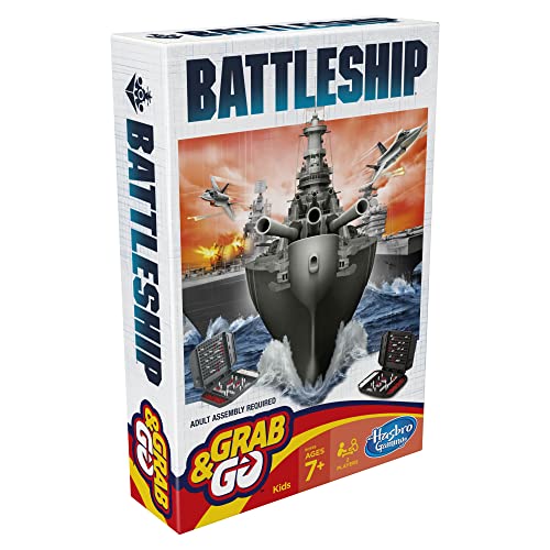 Image of Monopoly Deluxe Edition Game, Fantasy Board Game, Games & Puzzles for Friends and Family, Toys for Kids, Boys and Girls Ages 8 Years Old and Up & Hasbro Battleship Grab and Go Game