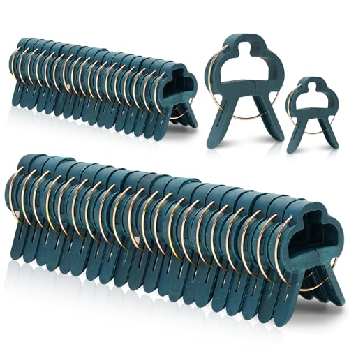 KINGLAKE 60PCS Garden Plant Clips (2 Sizes) Adjustable Plant Stem Clips for Support Vine Vegetables Tomatoes Climbing Plants